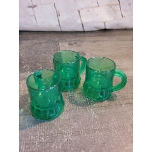 Mini irish green mug‎ shot st patrick set